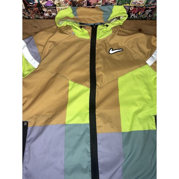 Nike Windrunner Wild Run Running Jacket CK0683-424 Men’s Lrg Colorblock Patch - Picture 2 of 6